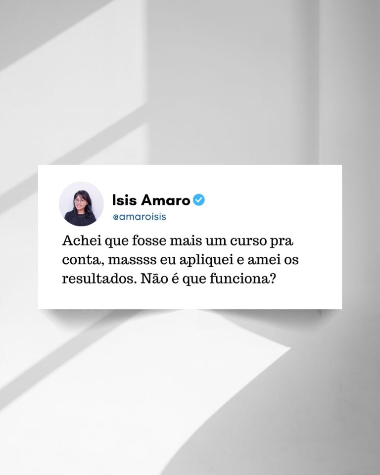 Post para Instagram frase motivacional citação
